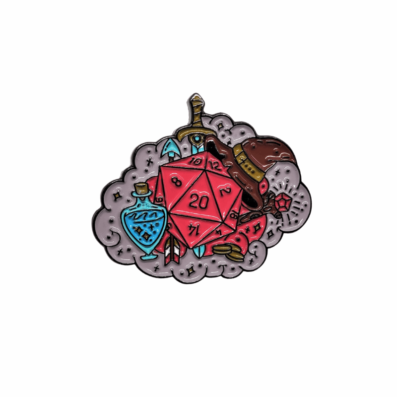 D20 Fantasy Adventurer - Dungeons and Dice