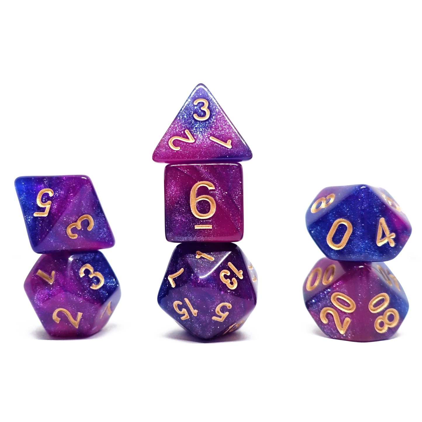 The XL Galaxy Dice Bundle - Dungeons and Dice