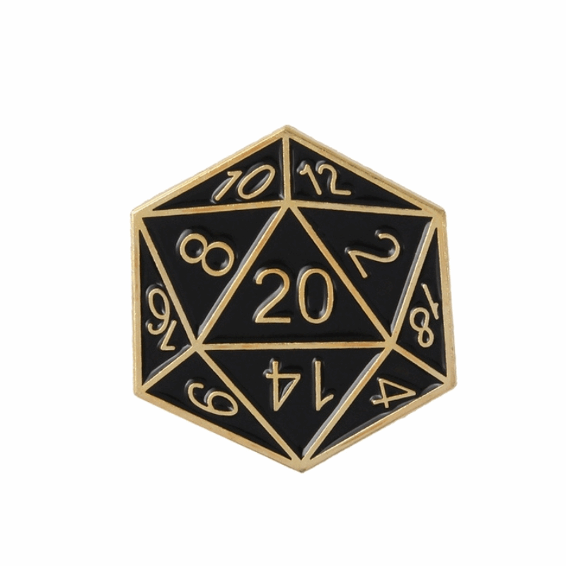 D20 Gold Badge