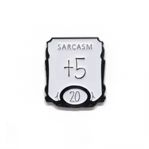 Sarcasm +5 (White Background)